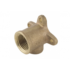 Spartan Male Extension Bracket Elbow 15mm x 42mm Brass DR - EBB1542